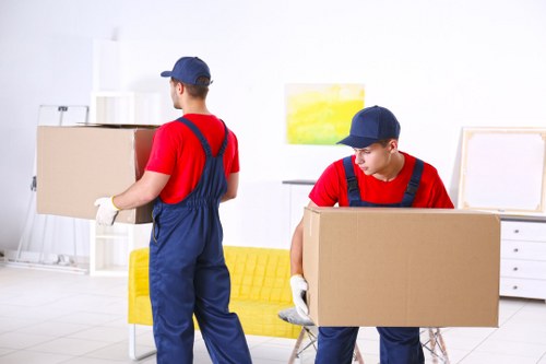 Office removal team planning a move in Harringay