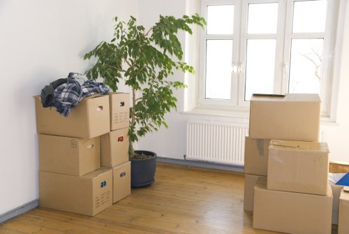Packing and loading support for a van move