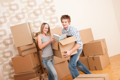 Moving boxes and household items with a local Harringay van service